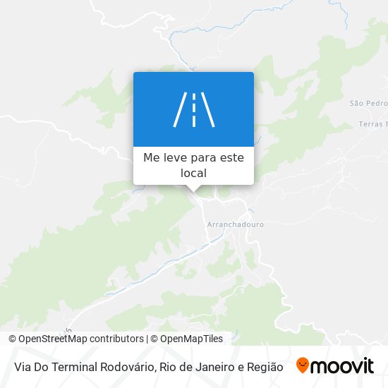 Via Do Terminal Rodovário mapa