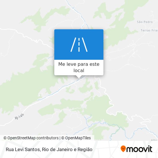 Rua Levi Santos mapa