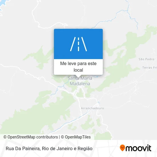 Rua Da Paineira mapa