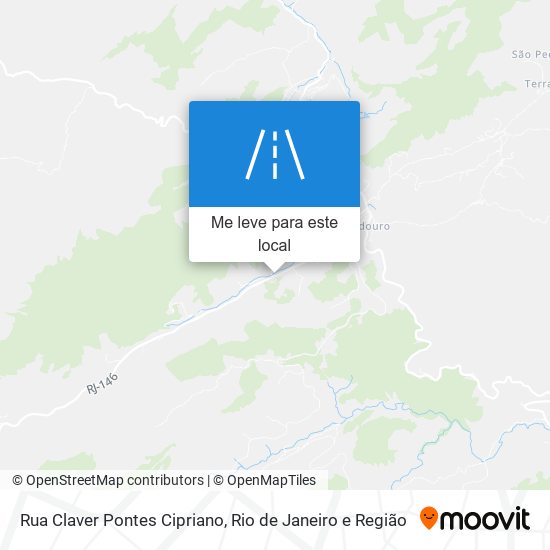 Rua Claver Pontes Cipriano mapa