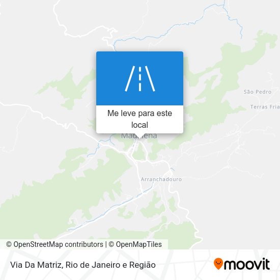 Via Da Matriz mapa