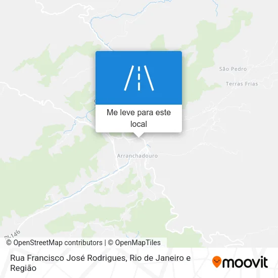 Rua Francisco José Rodrigues mapa