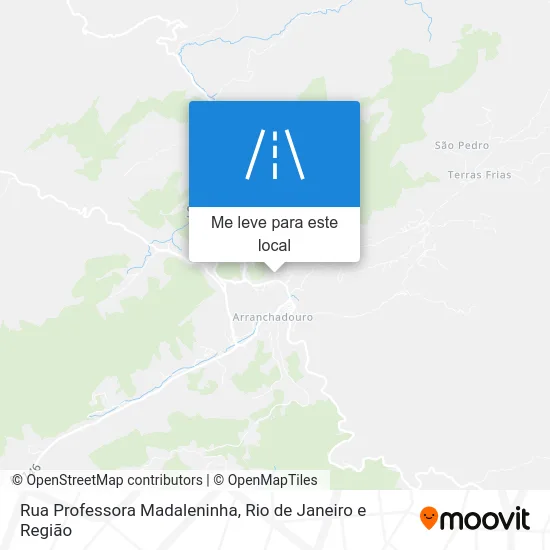 Rua Professora Madaleninha mapa