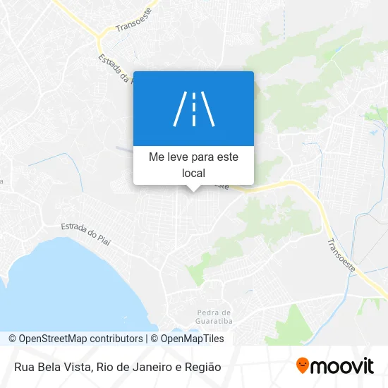 Rua Bela Vista mapa