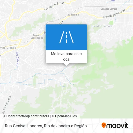 Rua Genival Londres mapa