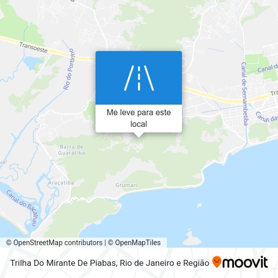 Trilha Do Mirante De Piabas mapa