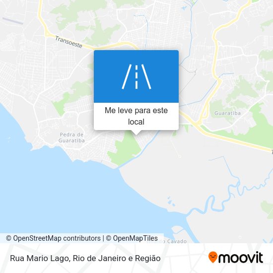 Rua Mario Lago mapa