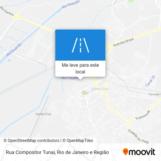 Rua Compositor Tunai mapa