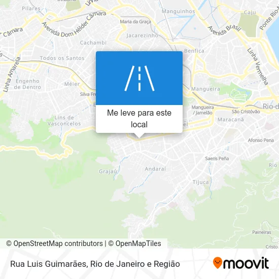 Rua Luis Guimarães mapa