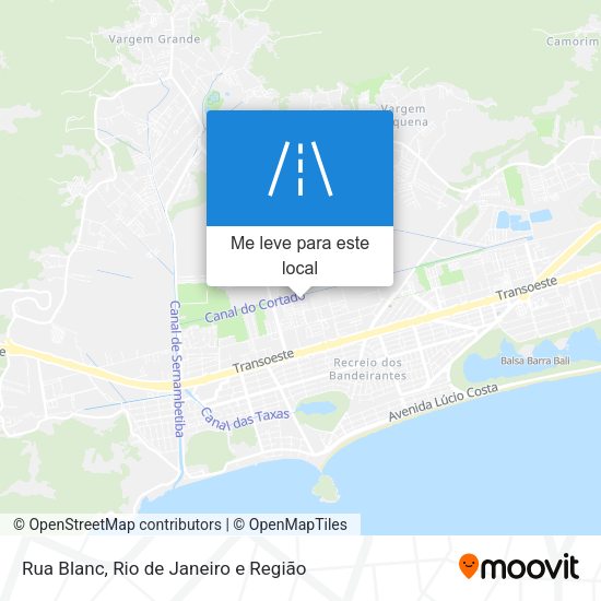 Rua Blanc mapa