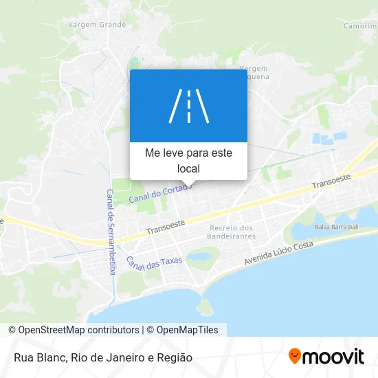 Rua Blanc mapa