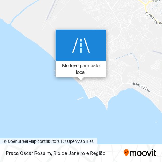 Praça Oscar Rossim mapa