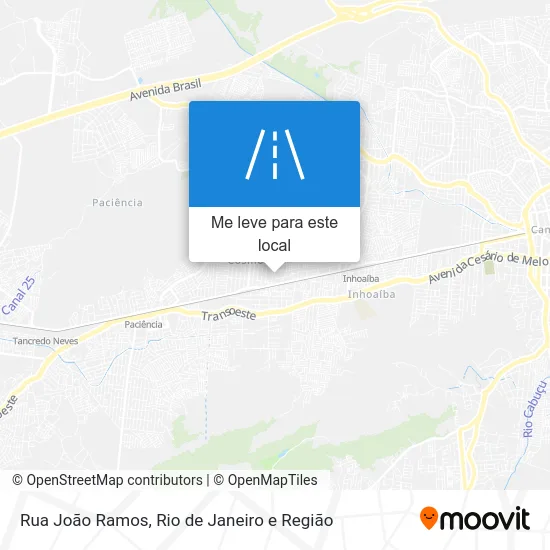 Rua João Ramos mapa
