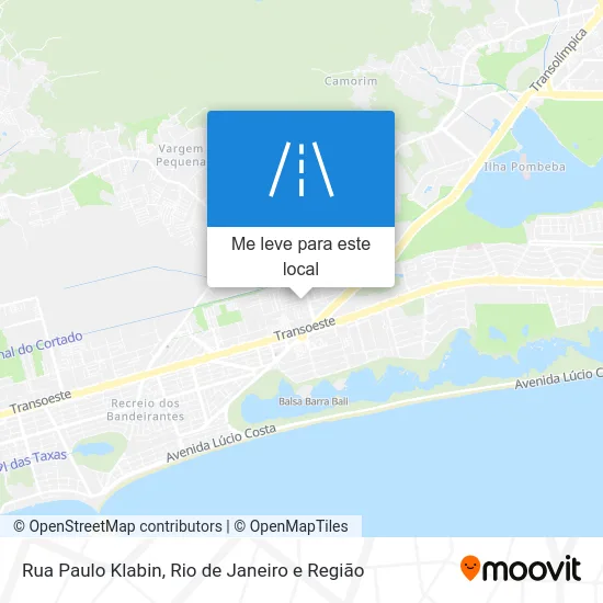 Rua Paulo Klabin mapa