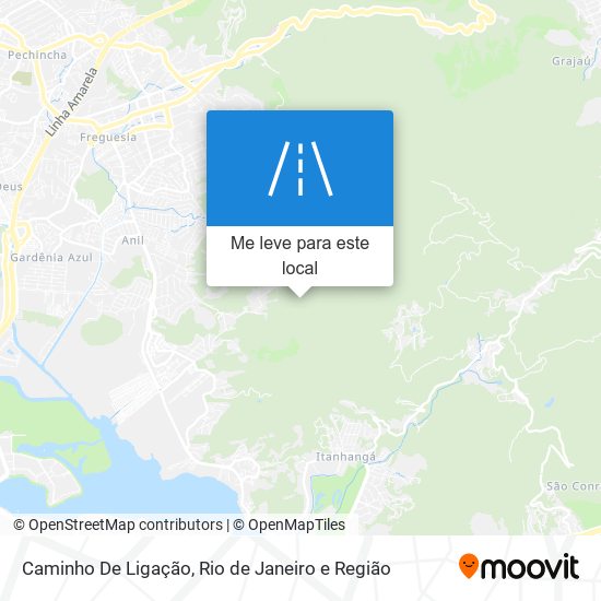 Caminho De Ligação mapa