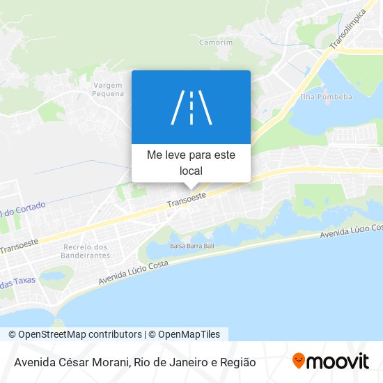 Avenida César Morani mapa