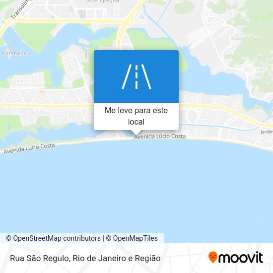 Rua São Regulo mapa