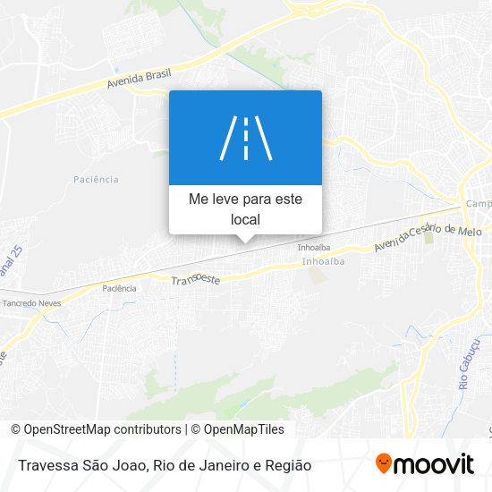Travessa São Joao mapa