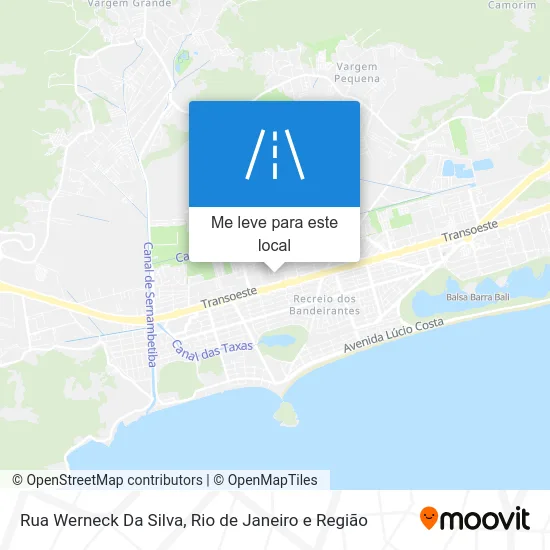 Rua Werneck Da Silva mapa