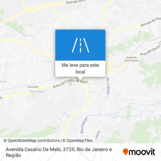 Avenida Cesário De Melo, 3720 mapa