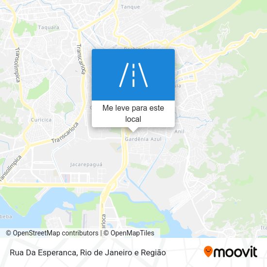 Rua Da Esperanca mapa