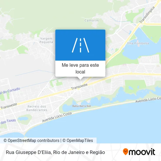 Rua Giuseppe D'Eliia mapa