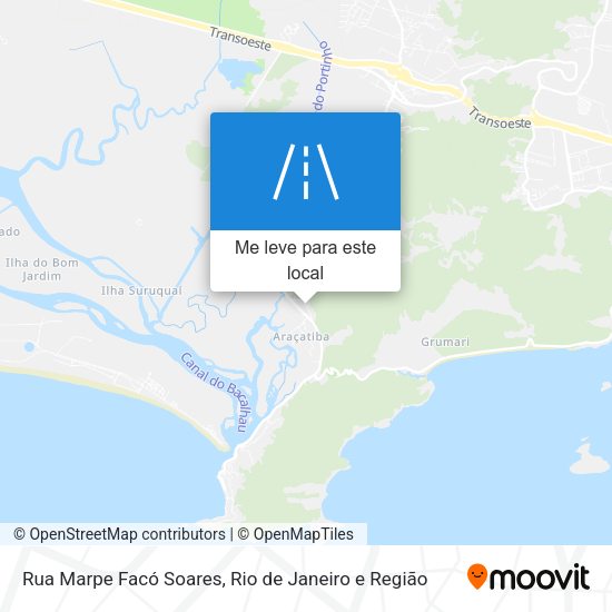 Rua Marpe Facó Soares mapa
