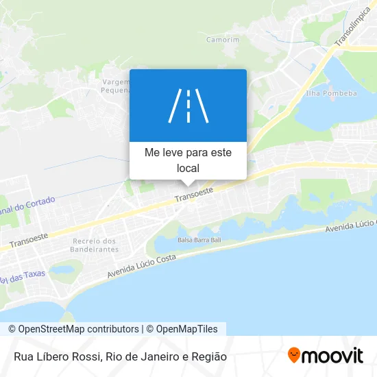 Rua Líbero Rossi mapa