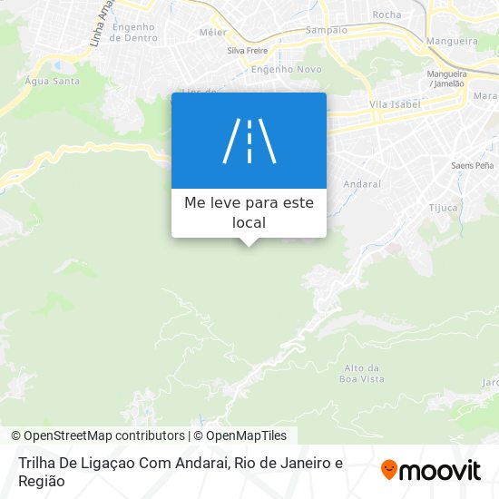 Trilha De Ligaçao Com Andarai mapa