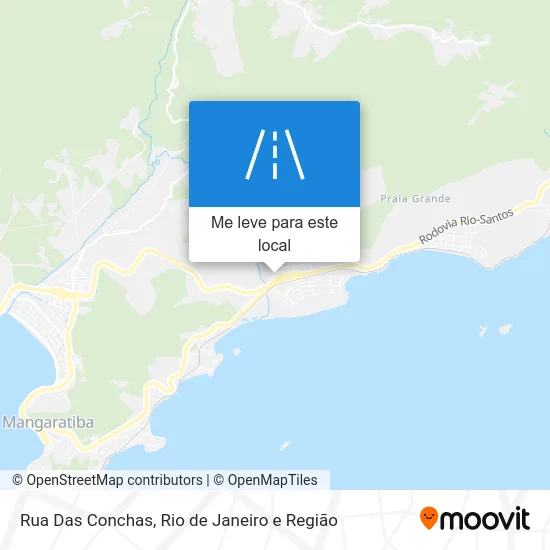 Rua Das Conchas mapa