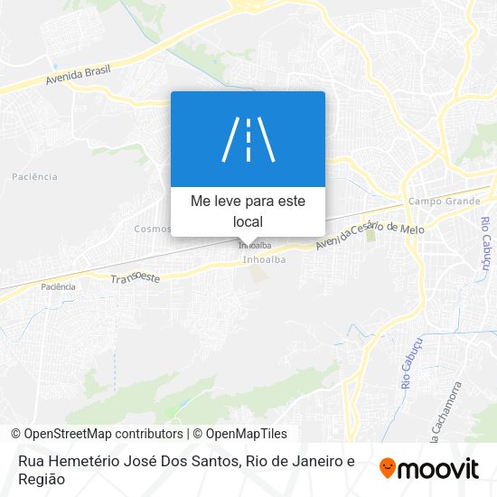 Rua Hemetério José Dos Santos mapa