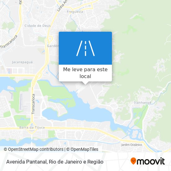 Avenida Pantanal mapa