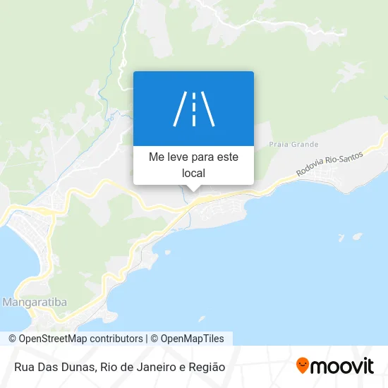Rua Das Dunas mapa