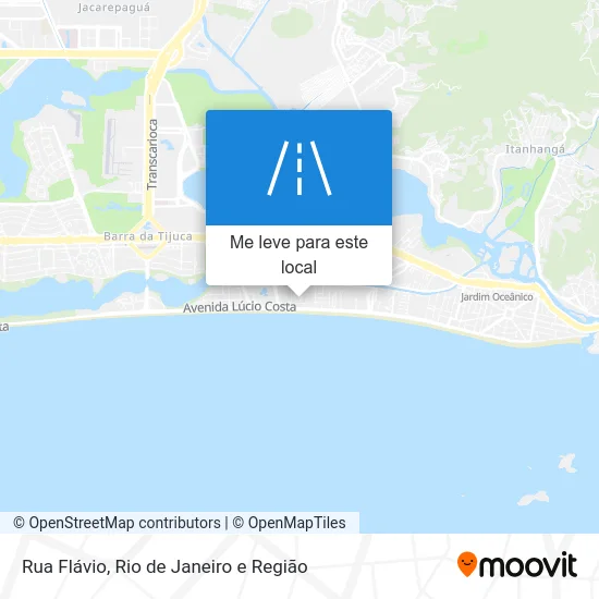Rua Flávio mapa