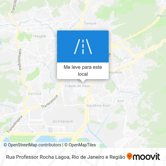 Rua Professor Rocha Lagoa mapa