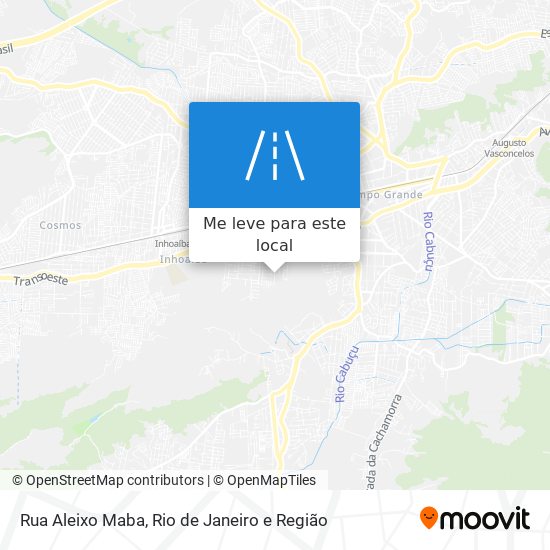 Rua Aleixo Maba mapa