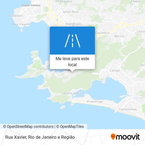 Rua Xavier mapa