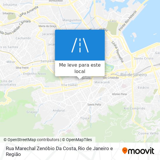 Rua Marechal Zenóbio Da Costa mapa