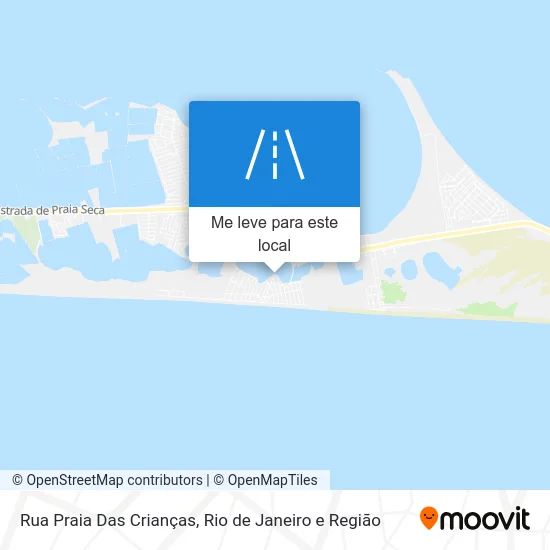 Rua Praia Das Crianças mapa