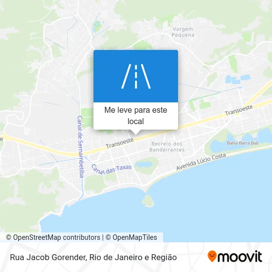 Rua Jacob Gorender mapa