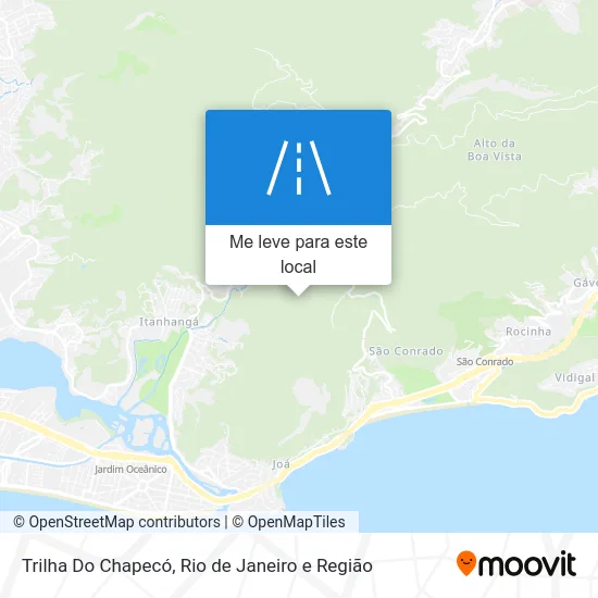 Trilha Do Chapecó mapa