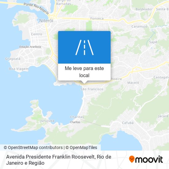 Avenida Presidente Franklin Roosevelt mapa