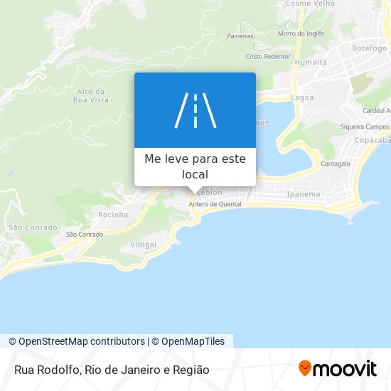 Rua Rodolfo mapa