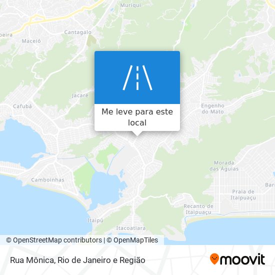 Rua Mônica mapa