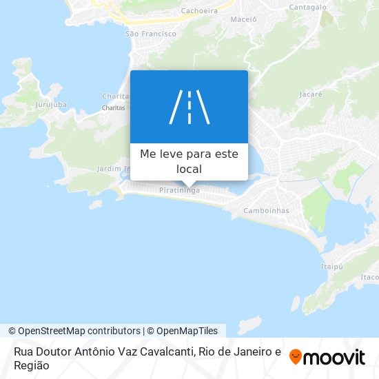 Rua Doutor Antônio Vaz Cavalcanti mapa