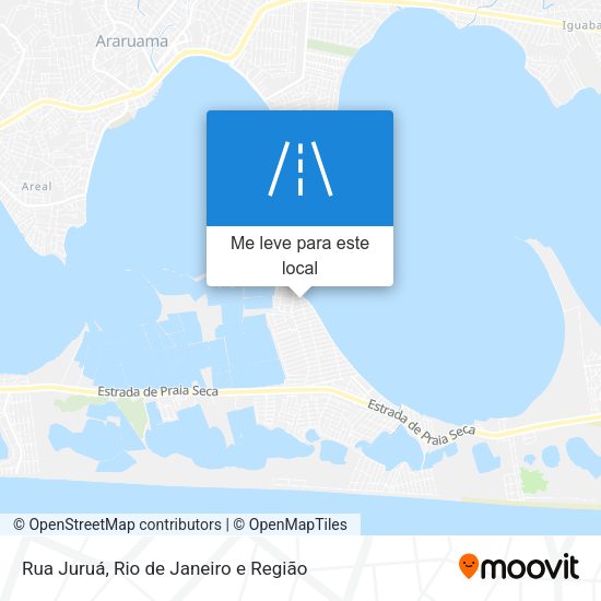 Rua Juruá mapa