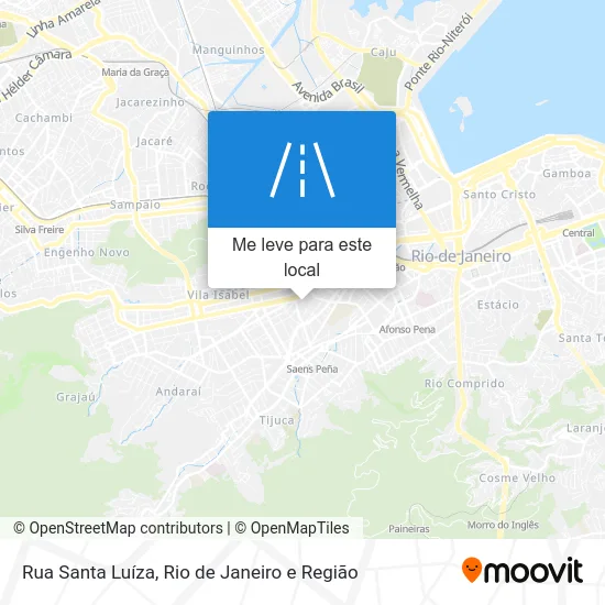 Rua Santa Luíza mapa