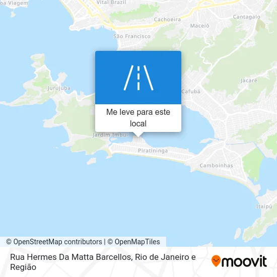 Rua Hermes Da Matta Barcellos mapa