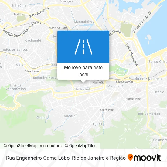 Rua Engenheiro Gama Lôbo mapa