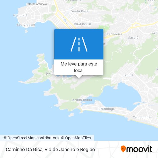 Caminho Da Bica mapa